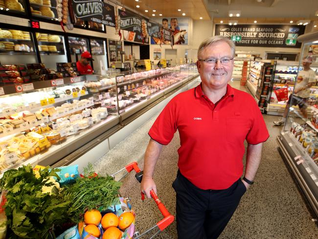 Coles CEO Steve Cain is one of 33 Australian CEOs who have vowed to cut emissions. David Geraghty / The Australian.