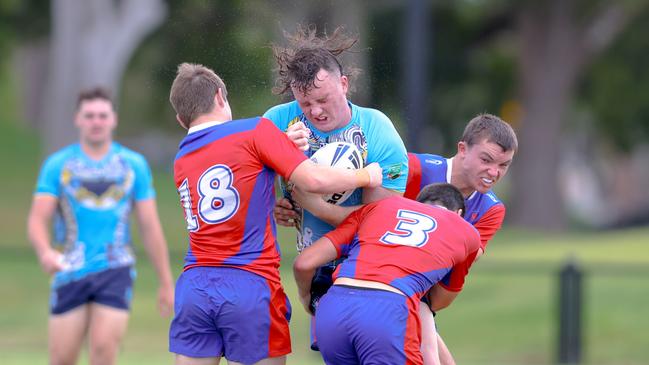 It was a tough contest between the two teams. Picture: DC Sports Photography