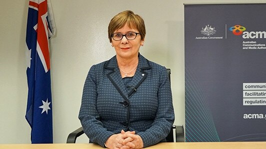 Australian Communications and Media Authority chair Nerida O'Loughlin.