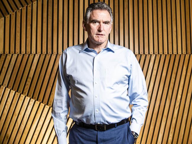 “More to do.” NAB boss Ross McEwan. Picture: Aaron Francis