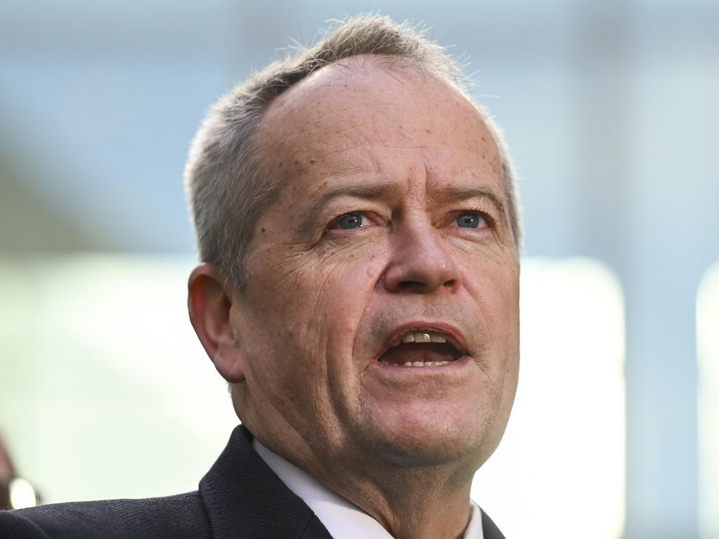 Bill Shorten has denied denied government spending is affecting households. Picture: NewsWire / Martin Ollman