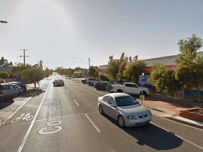 It was alleged Mr Mitchell was involved in the ramming of Ritchies IGA Merbein on Commercial St. Picture: Google Maps