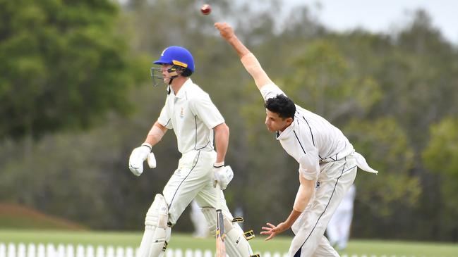 GPS First XI cricket between Churchie and Brisbane Grammar school Saturday February 4, 2023. Picture, John Gass