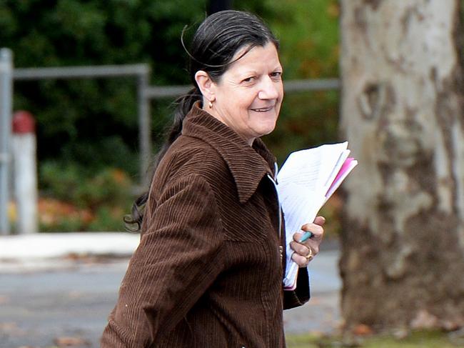 Gail Louise Rollins, one of four people charged with unlawful possession having allegedly stolen second-hand clothing and other items from an Aldgate charity bin.