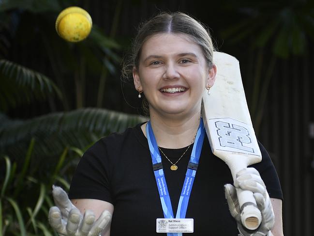 Townsville University Hospital all-rounder Katrina Dixon has been selected to play for Australia as part of the national women’s indoor cricket team.Picture: Supplied