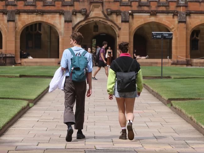 SYDNEY, AUSTRALIA - NewsWire Photos MARCH 11, 2021: Sydney University. The Department of Home Affairs made the warning to an inquiry into national security threats to the university sector.Picture: NCA NewsWire / Damian Shaw