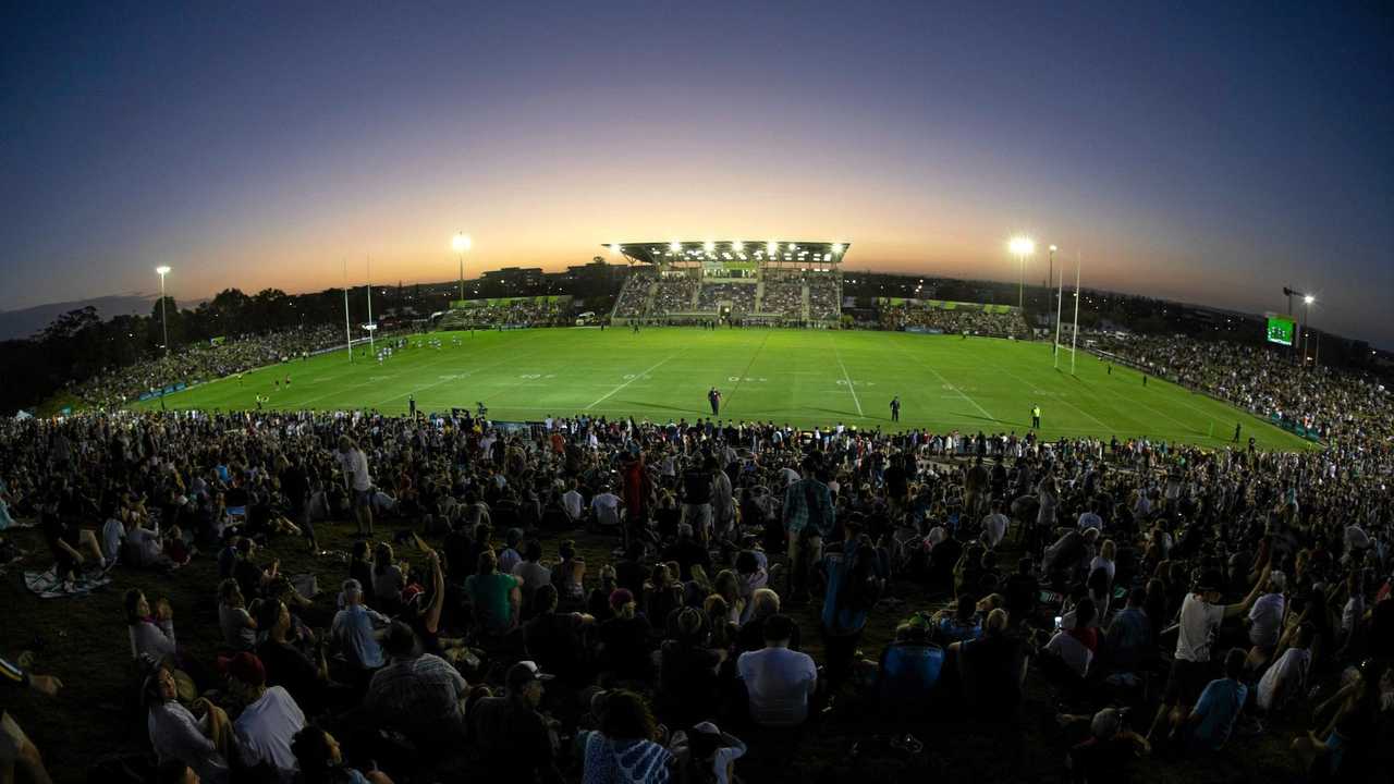 HUGE CROWD: More than 10,000 people turned out to Saturday's NRL pre-season trial. Picture: Eyes Wide Open Images