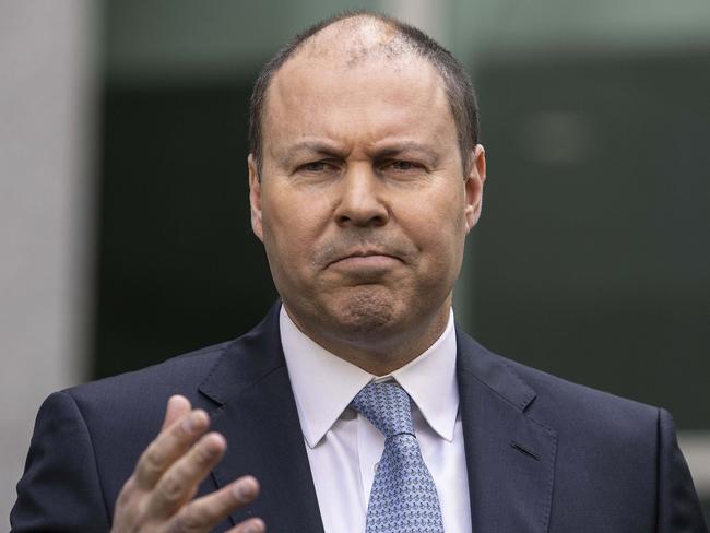 Treasurer Josh Frydenberg says by opening up the economy in a COVID safe way so people can get back to work, the unemployment rate will be driven down. Picture: NCA NewsWire / Gary Ramage