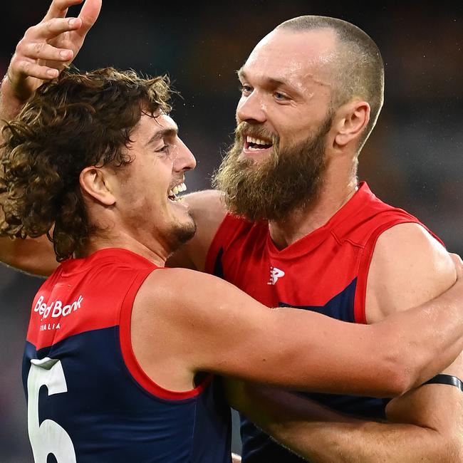 Max Gawn and Luke Jackson.