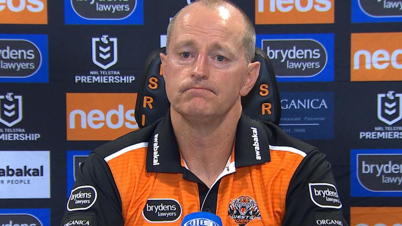 Michael Maguire was frustrated with his team's left edge defence.