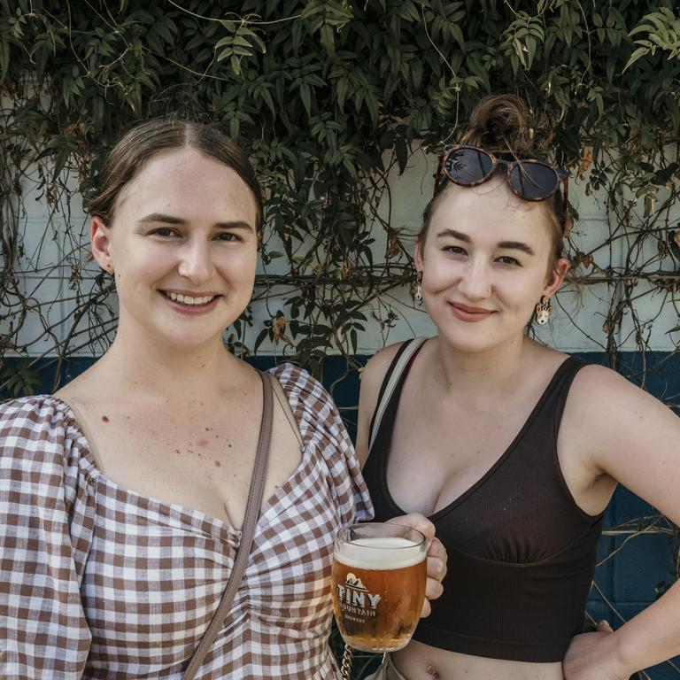 Kirralee Ryder and Nadine Stover at Tiny Mountain's third birthday. Picture: Supplied