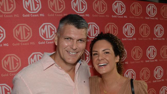 Dane Sheraton and Vanessa Lea at MG Gold Coast Charity Gala, Southport. (c) Regina King