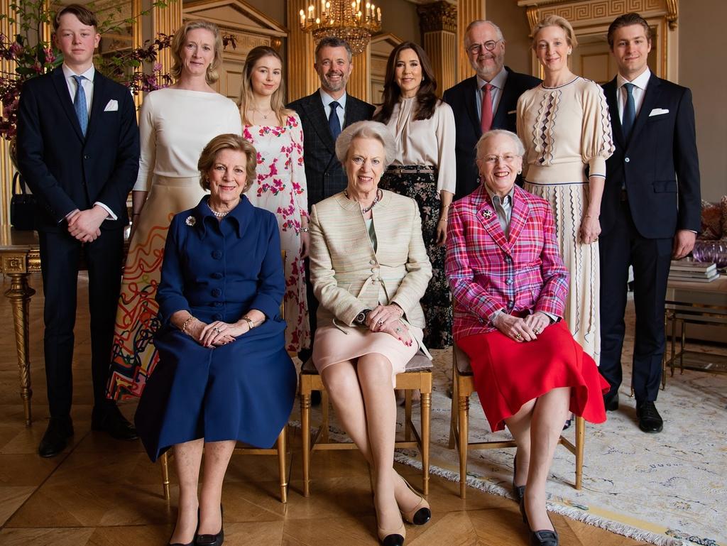 King Frederick and Queen Mary hosted a birthday lunch for Her Royal Highness Princess Benedikte and family in Amalienborg. Picture: Instagram/ The Danish Royal House