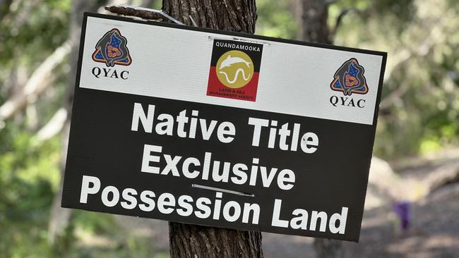 Exclusive possession sign. Picture: Des Houghton