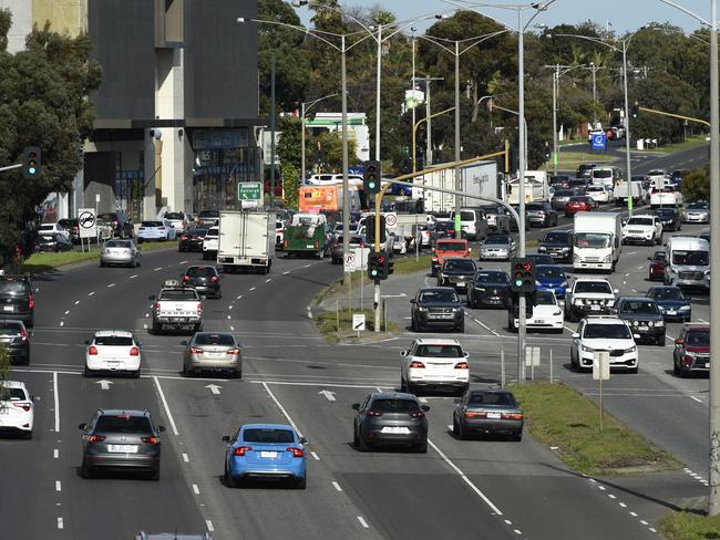 There was a 60 per cent drop in holiday season road toll figures this Christmas season in Victoria compared to last year. Picture: Andrew Henshaw