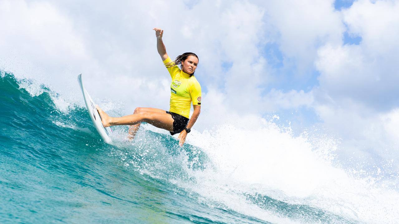 Action from day one at the 2022 Usher Cup at Snapper Rocks. Picture credit: Lucas Palma @skids.com.br