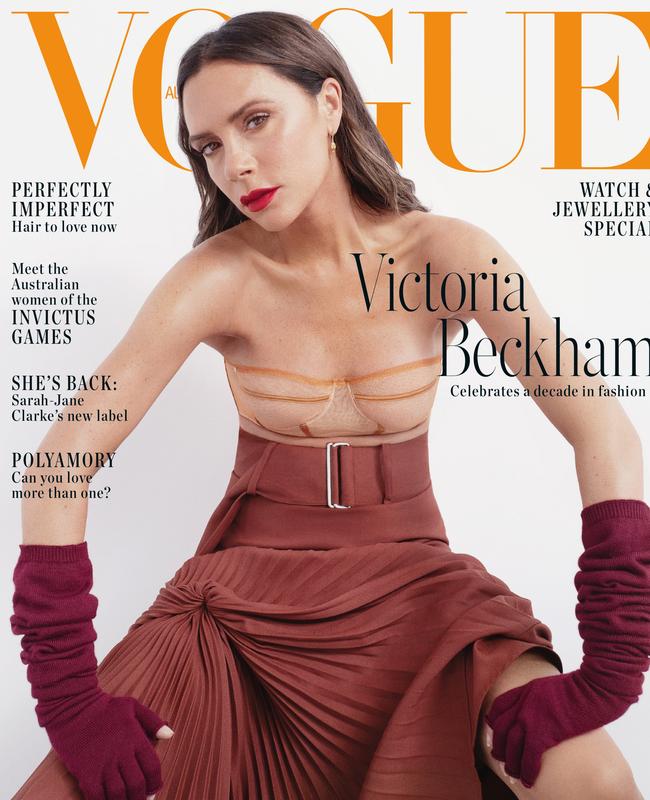 Vogue's November issue cover starring Victoria Beckham.