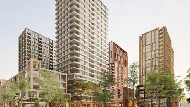 A concept image of the development.