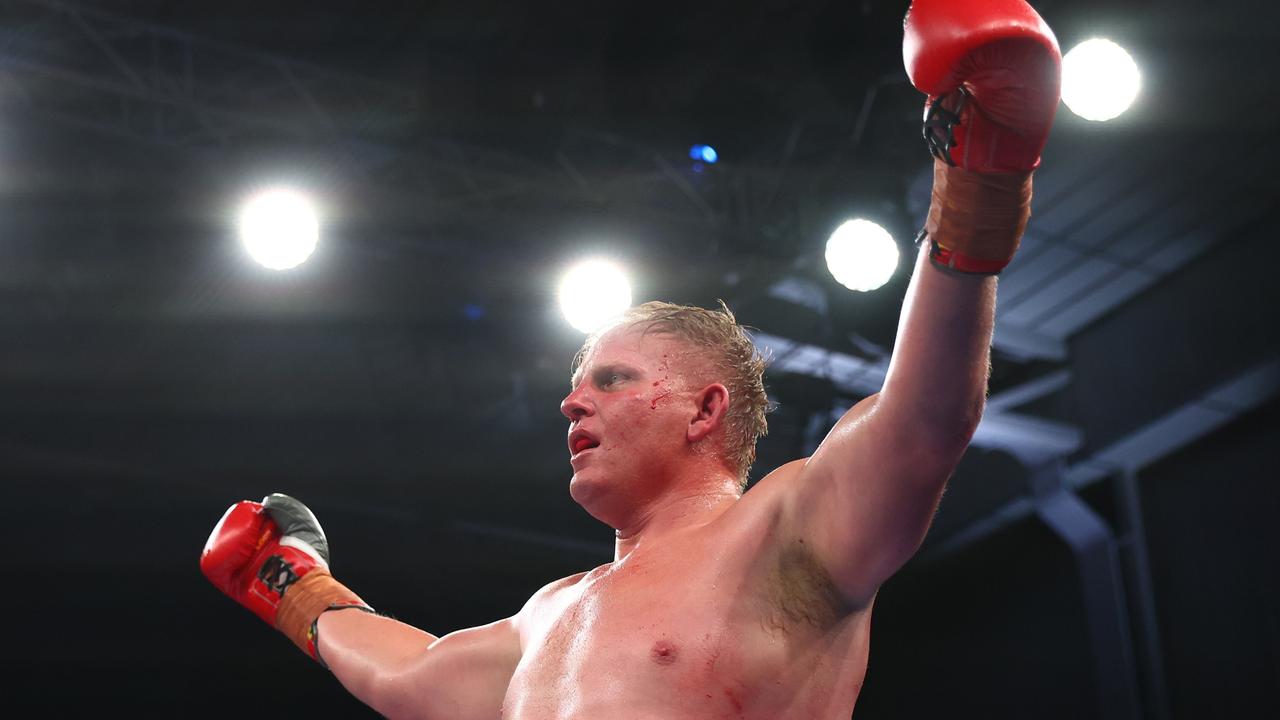 BRISBANE, AUSTRALIA – SEPTEMBER 15: Ben Hannant after the bout against Paul Gallen at Nissan Arena on September 15, 2022 in Brisbane, Australia. (Photo by Chris Hyde/Getty Images)
