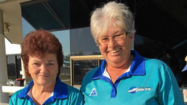 CLUB CHAMPIONS: South Tweed Bowls Club Ladies Pairs champions Sally Hickman And Cheryl Moran. Picture: Supplied