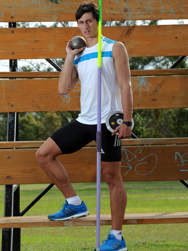 Jake Stein before competing in the Commonwealth Games in Glasgow.