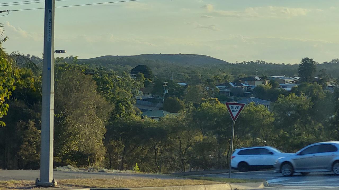 The "trash mountain". Picture: Andrew Maguire.