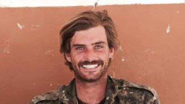 Reece Harding in Syria.