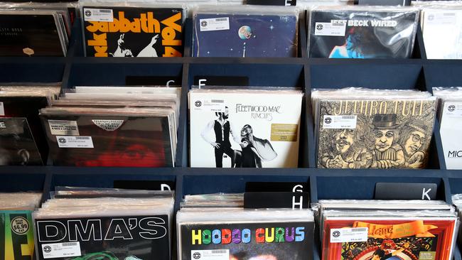 Vinyl records are making a comeback. The Record Store in Surry Hills. Picture: Toby Zerna