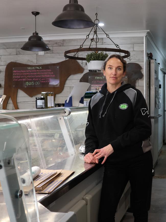 Blayney butcher owner Tanya Cassel. Picture: Ellie Dudley