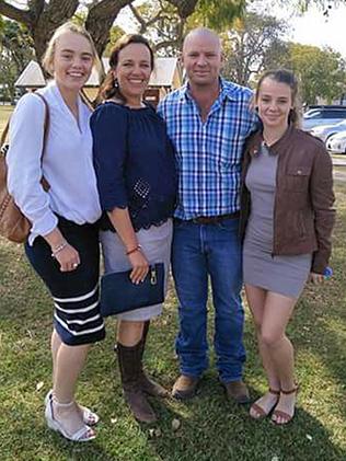 Northern Territory teen Amy “Dolly” Everett (far right) is pictured with her family. She later took her own life, aged just 14, after years of relentless bullying.