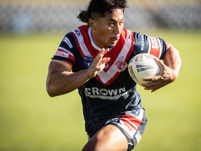 Logan Matapuku opens the scoring for Camden, 11th September 2022. News Local, pictures by Julian Andrews.