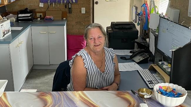 Michelle, the manager of Eastern Motor Inn, located on the Old Bruce Highway.