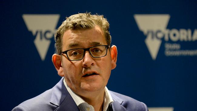 The salary of Victorian Premier Daniel Andrews is going up while people lose their jobs. Picture: Andrew Henshaw