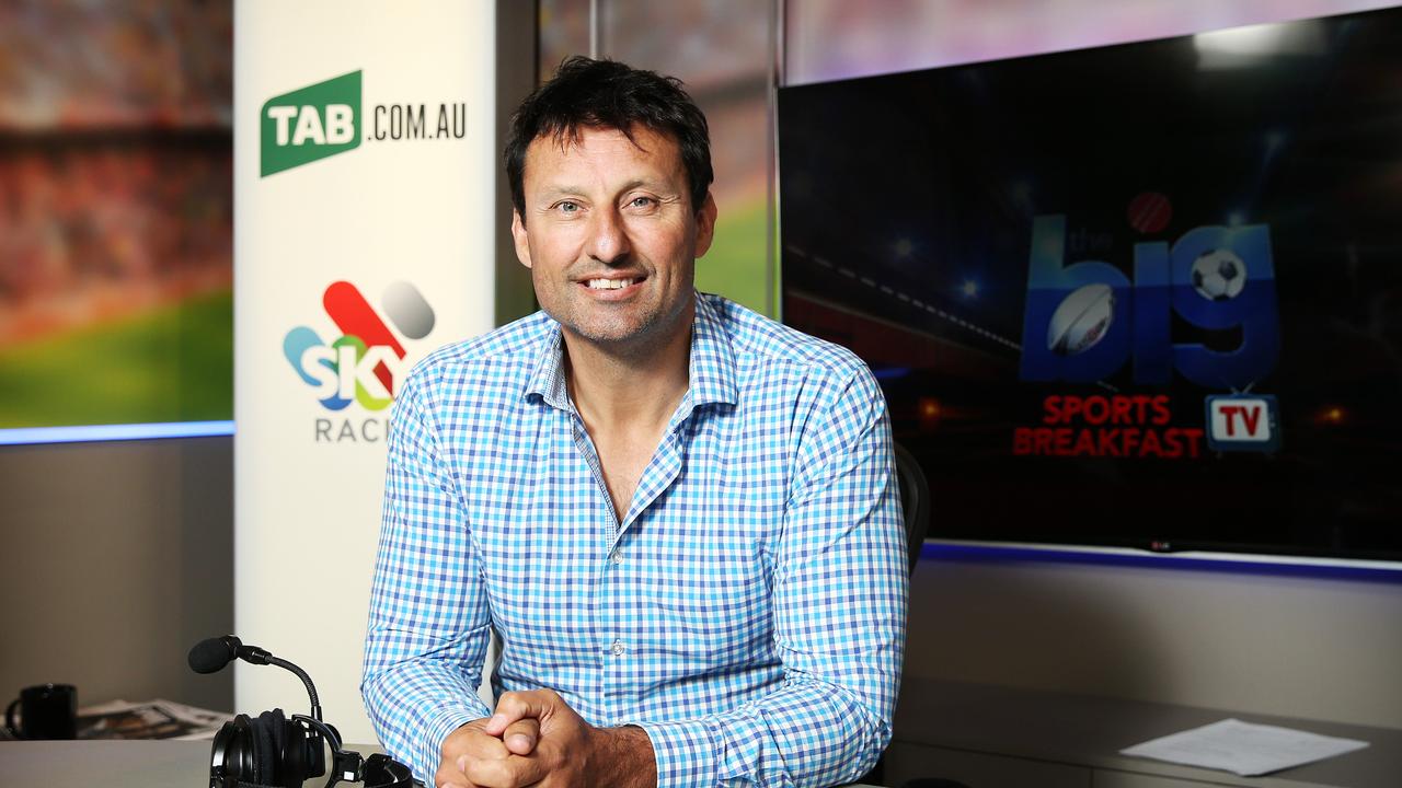 Laurie Daley at the Big Sports Breakfast Studio. Photo: Tim Hunter.