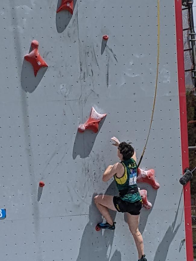 Grace Crowley from Sports Climbing Victoria. Picture: Supplied