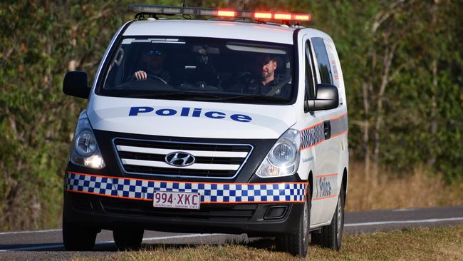 Queensland Police Service emergency Bruce Highway between Ingham and Townsville. Picture: Cameron Bates