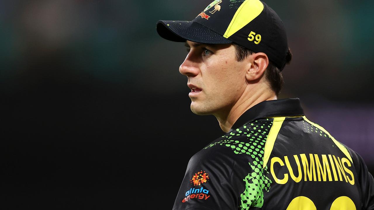 Test captain Pat Cummins will miss four white-ball games in Pakistan before the IPL. (Photo by Mark Kolbe/Getty Images)