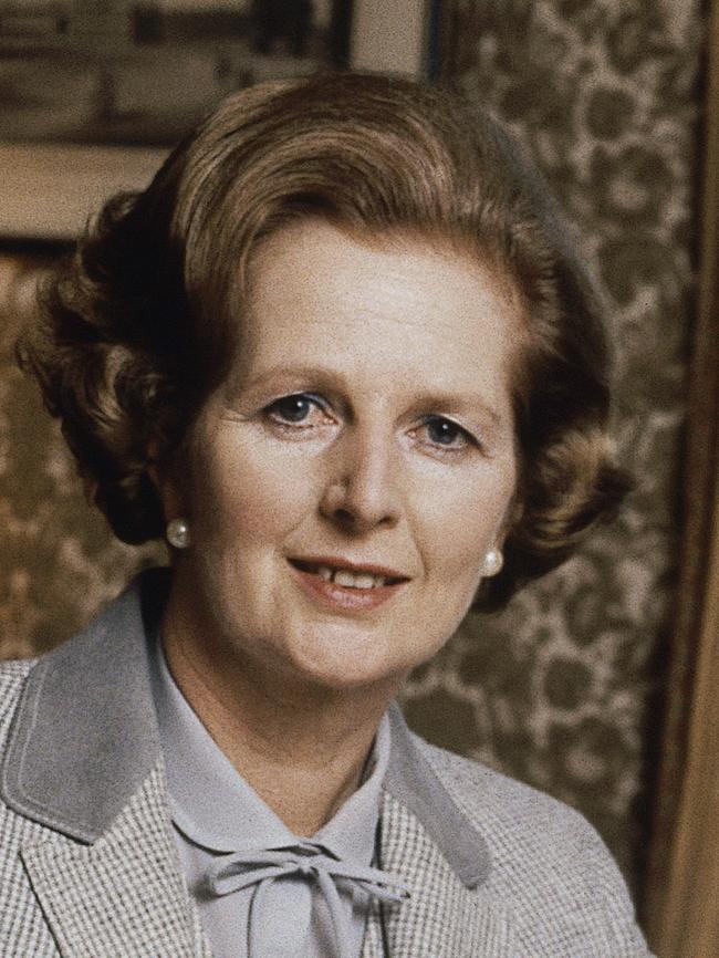 Former British prime minister Margaret Thatcher is a role model for Senator Price. Picture: AP