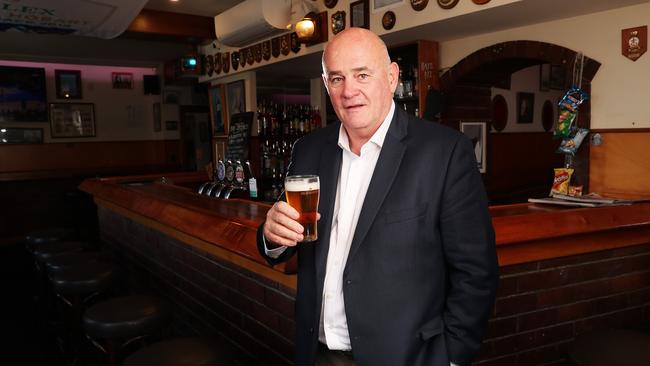 Australian Hotels Association chief executive Stephen Ferguson at The Shipwrights Arms Hotel in Battery Point. Picture: Nikki Davis-Jones