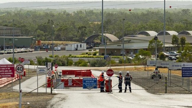 The entry to a mine near Moranbah, another “no go zone” for investors. Picture: Daryl Wright