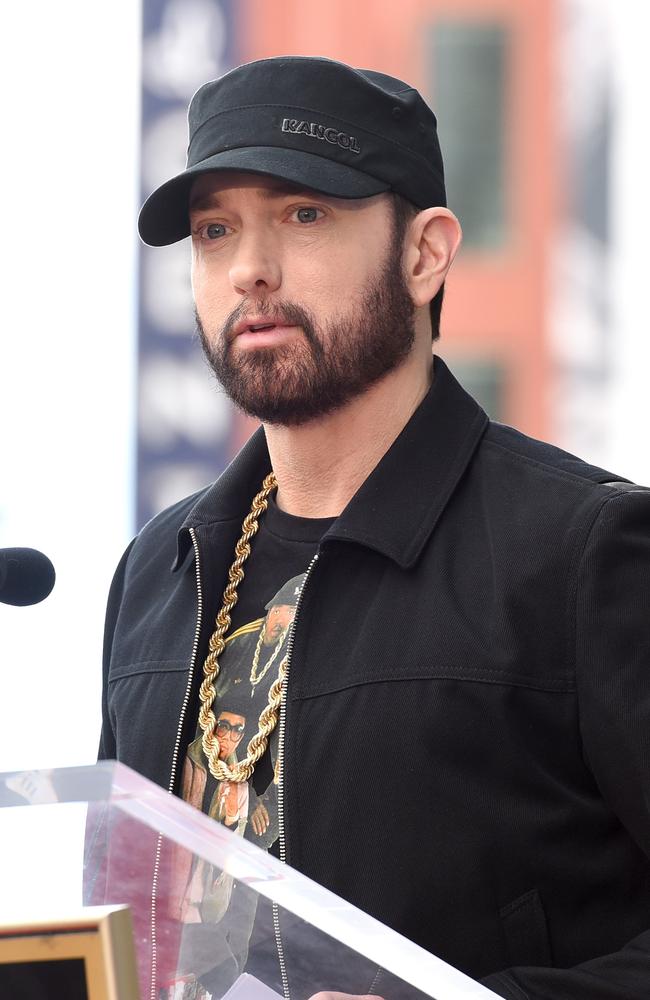 Eminem’s home was allegedly invaded in April. Picture: Getty Images