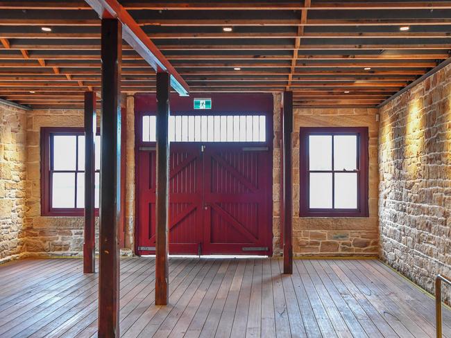 The sandstone building has been restored to its former glory and will be refitted as a cafe.