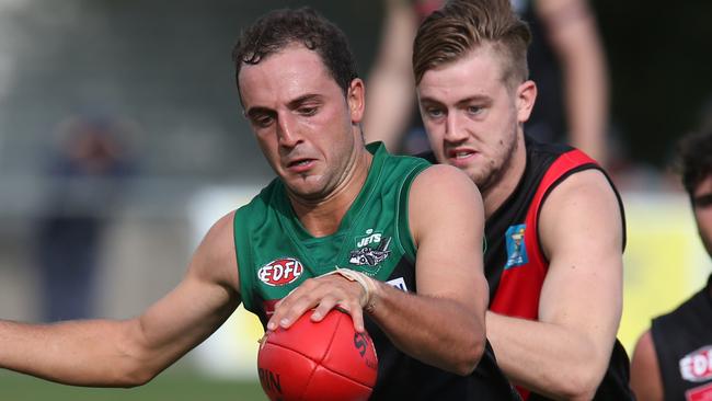 Gun Greenvale defender Sam Zumbo. Picture: David Crosling