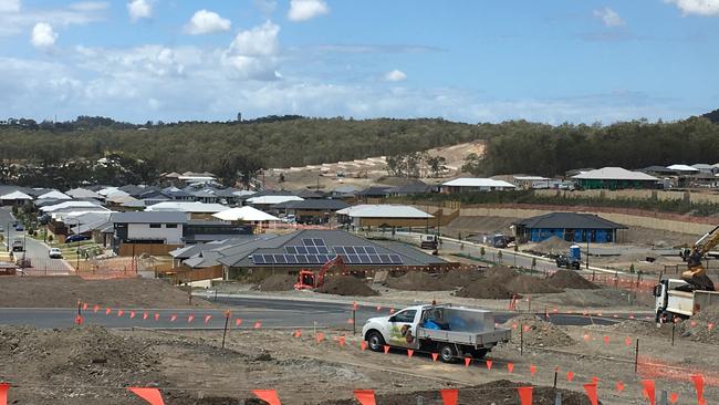 A development on the border of Bahrs Scrub and Holmview. PHOTO: JUDITH KERR 