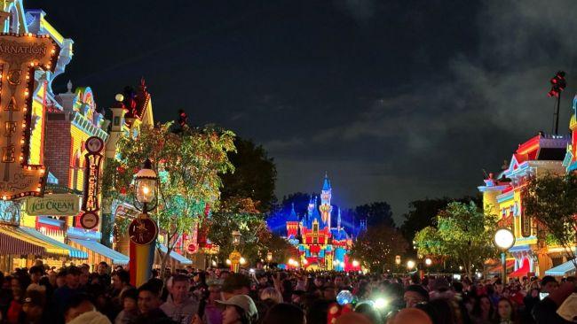 Disneyland by night. Image: Supplied