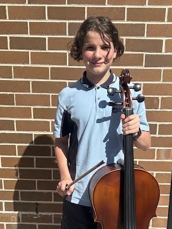 12-year old Cello player, Luka.