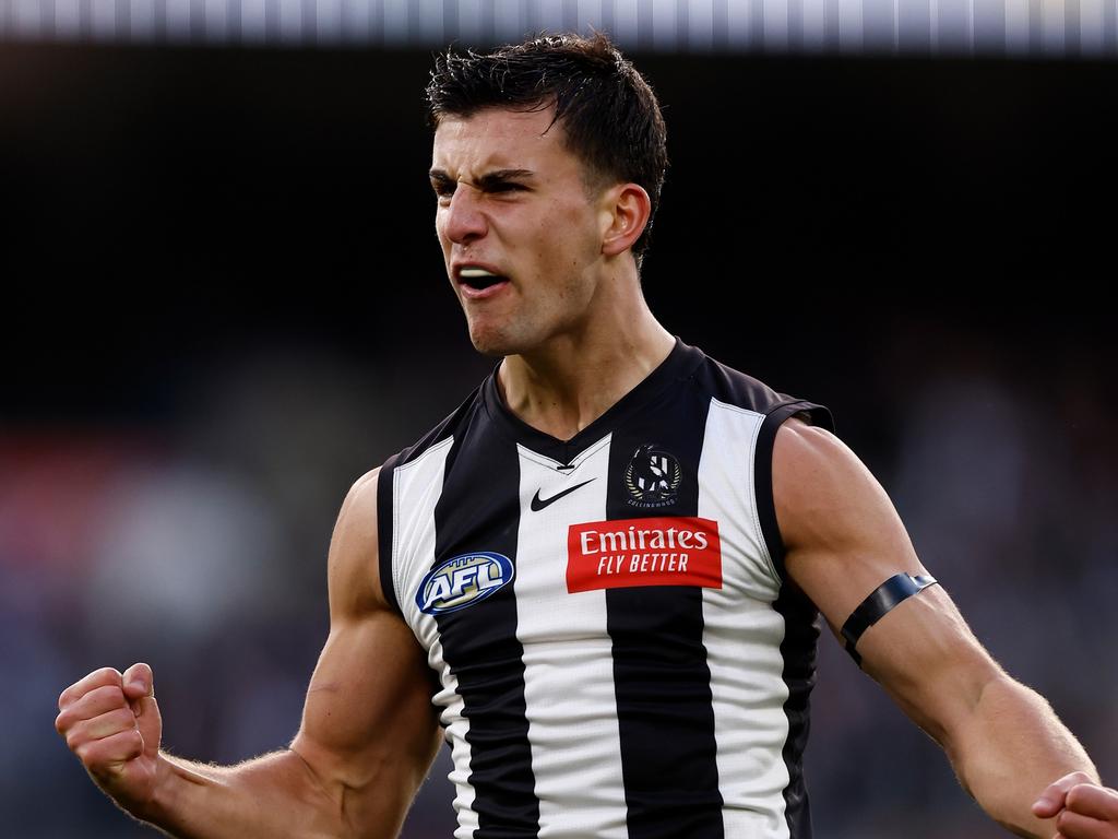 Daicos ignited the Magpies in the second quarter. Picture: Michael Willson/AFL Photos via Getty Images