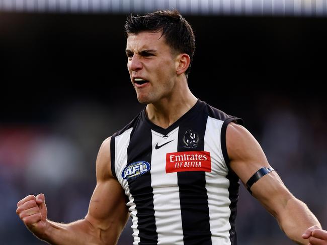 Daicos ignited the Magpies in the second quarter. Picture: Michael Willson/AFL Photos via Getty Images