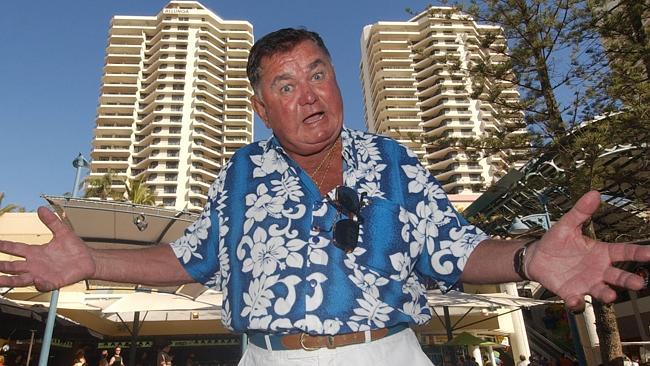 The late Brian ‘Shep’ Shepherd, a mayoral aspirant at Surfers Paradise back in 2004. Picture: Paul Riley