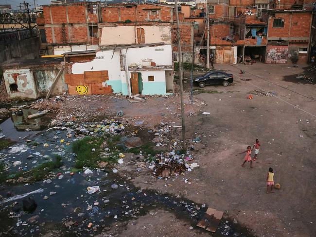 Open sewage, destroyed housing and violence are a few of the problems present in the slums or ‘favelas’ that sit just 750 metres from Maracana stadium. Maracana will be the site of the opening ceremonies of the Rio 2016 Olympic Games.